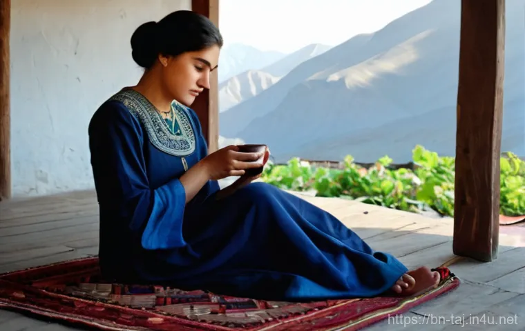 타지키스탄의 전통 약초 요법 - **Prompt 2: Generations Learning Traditional Herbal Preparation**
    "Inside a warm, rustic Tajik h...